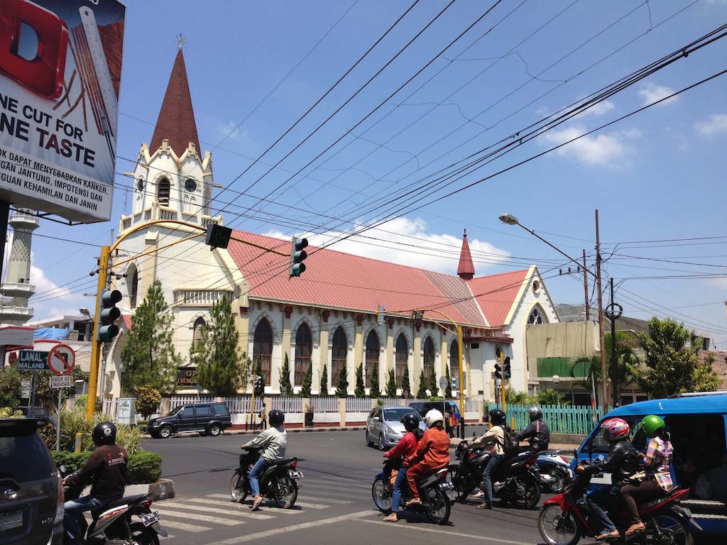 マランにあるオランダ時代の教会