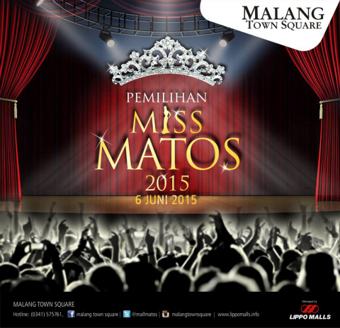 「ミス・マトス」コンテストの予選大会ポスター